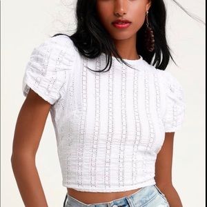 Free People Star Struck Crop Tee